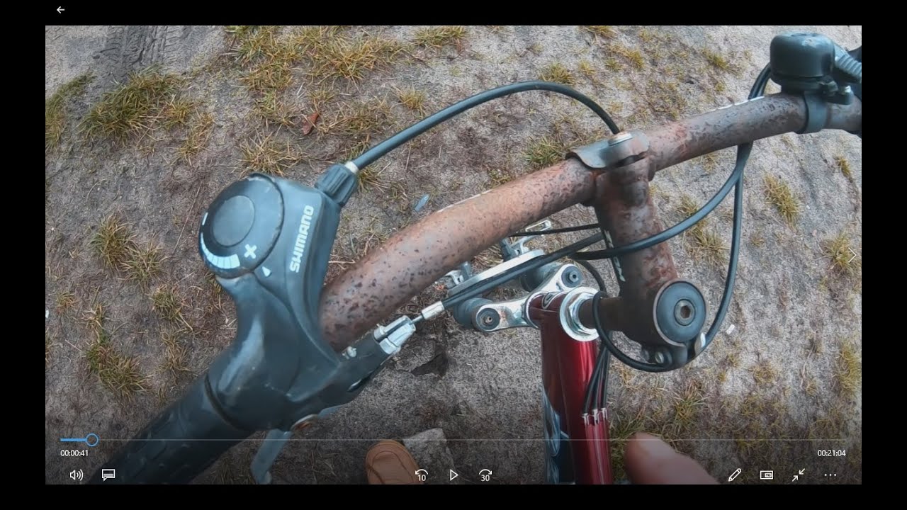 Renowacja i naprawa roweru  w  cenie  złomu MTB  Delta   uratowałem  od  złomowania !