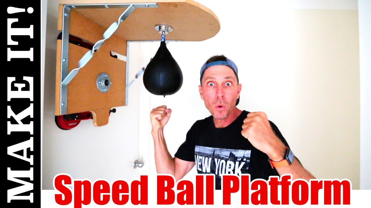 DIY 2 in 1 Punching Bag and Speed Ball Platform Using Suction Cups