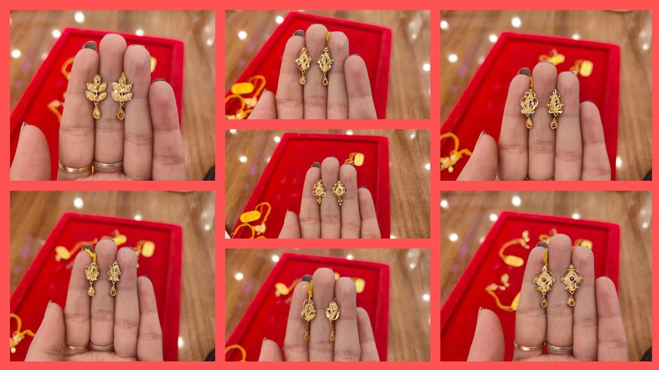 মাএ ১ গ্রাম থেকে টপসের||Light Weight Gold Tops Design||Regular Used And Gifts Purpose||