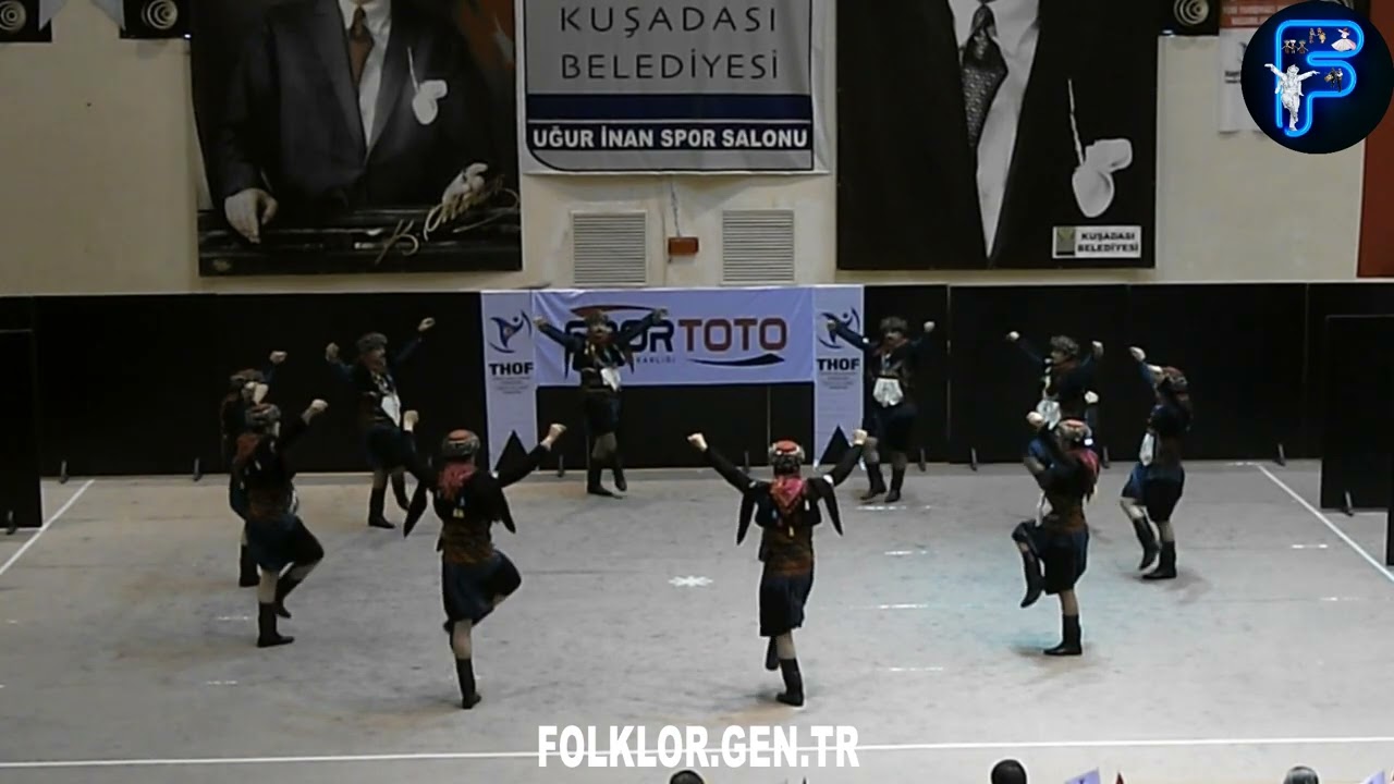 İzmir Folklor Derneği - İzmir Yöresi - 2013 THOF Zeybekler Aydın Grubu Büyükler Kategorisi