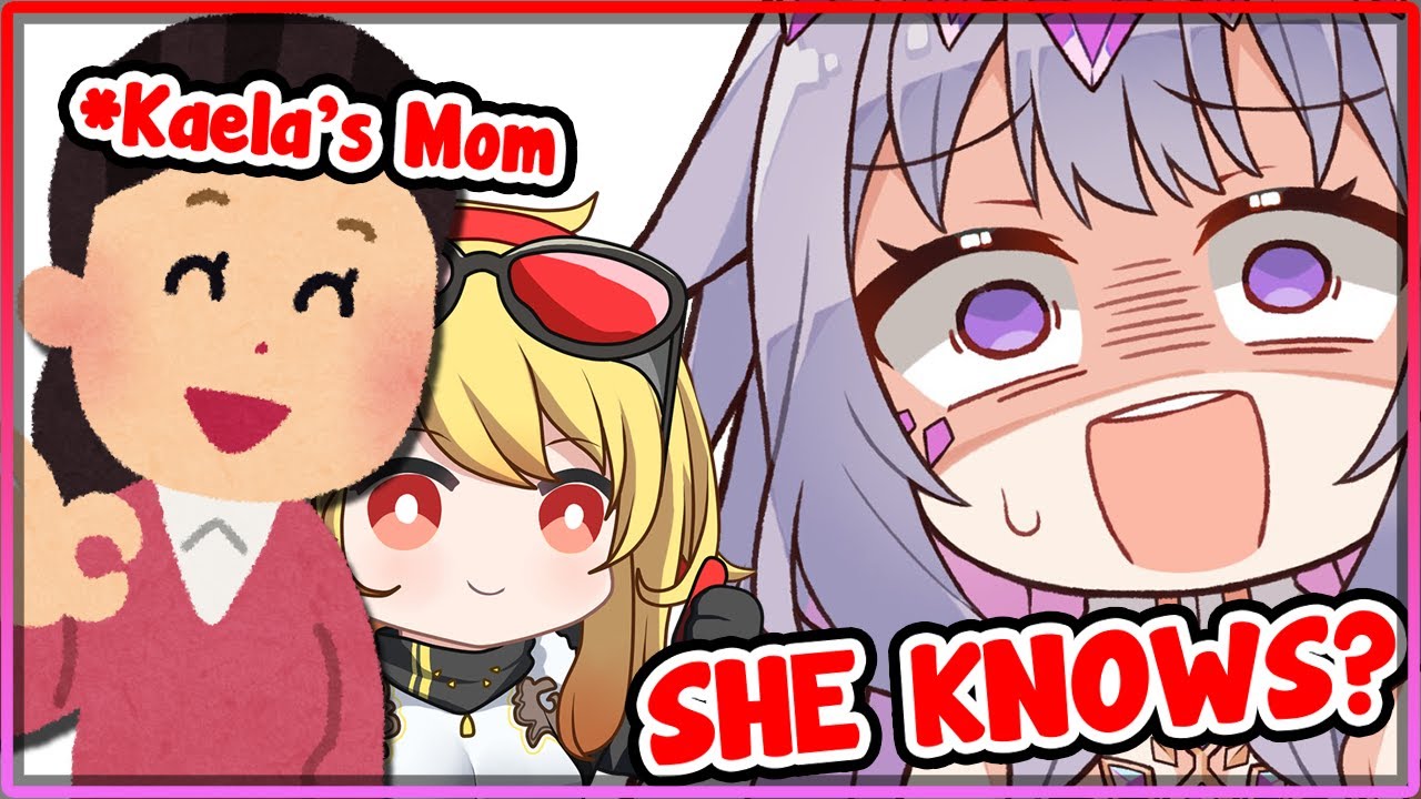 [ENG SUB/Hololive] Biboo was completely unaware that Kaela's mom knows about her