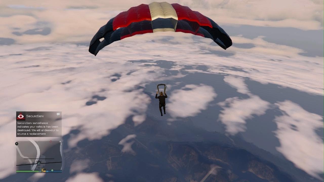 GTA5Online Jumping out a Helicopter