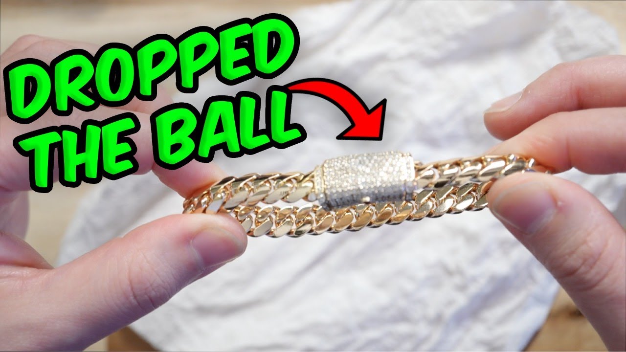 Cuban Link Kingz Miami Cuban Link With Moissanite Sleek Lock | First Impression