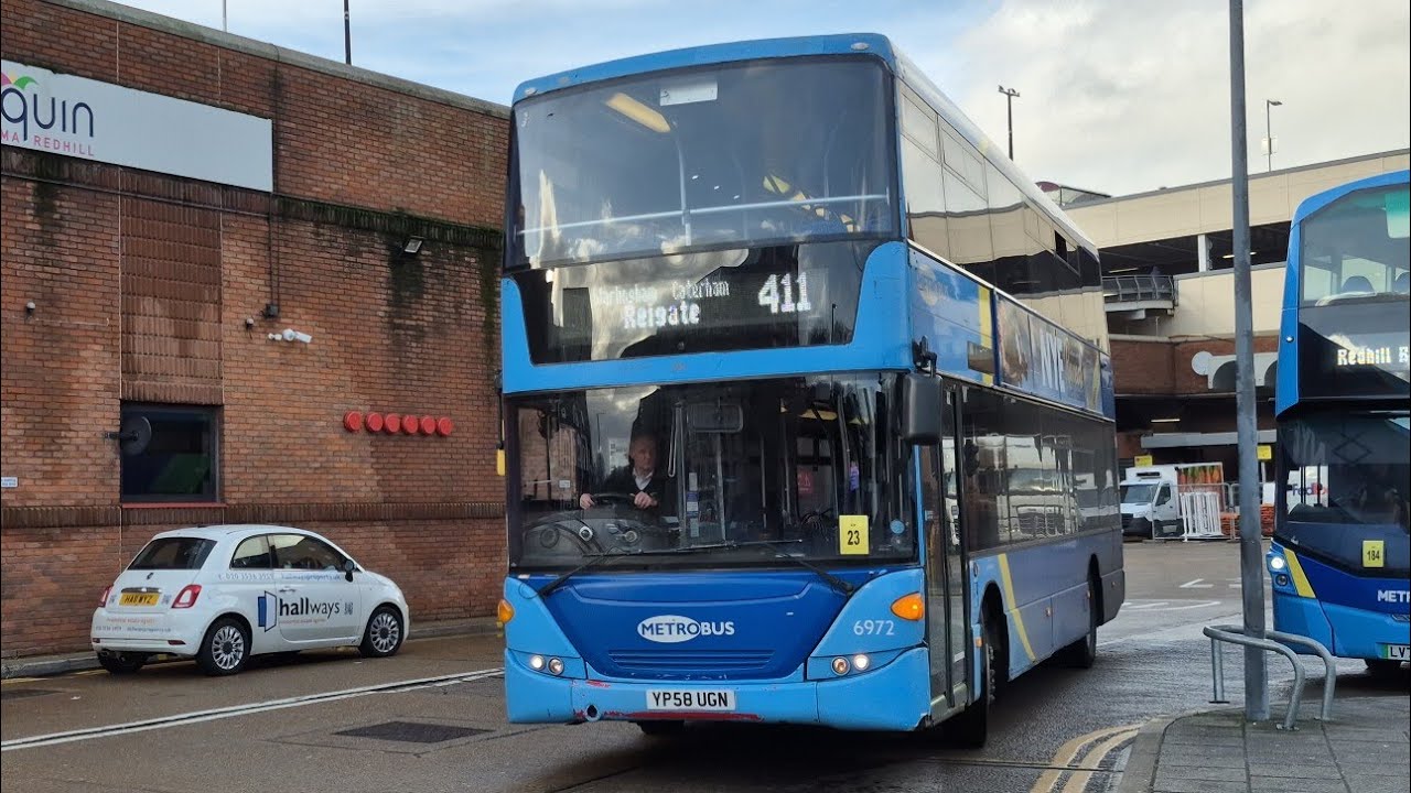 Metrobus Scania N270UD OmniCity | 6972 (YP58 UGN) | Route 411