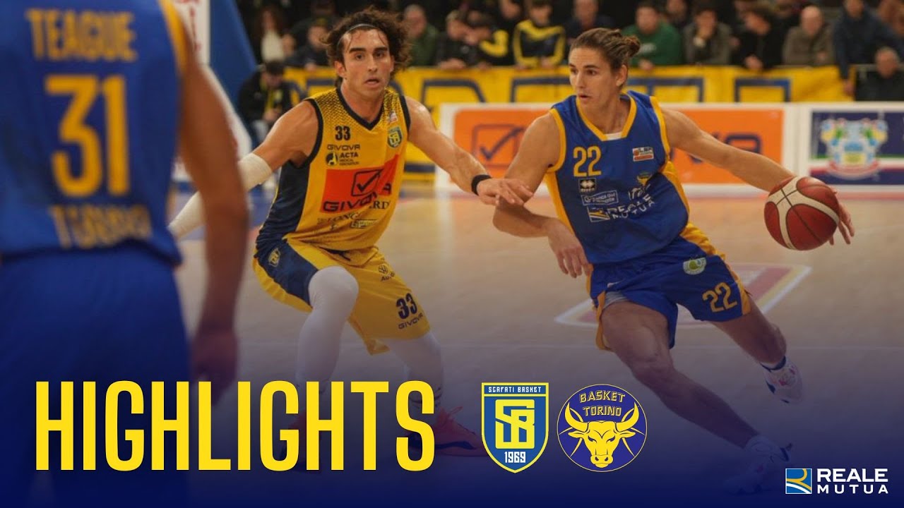 Highlights: Givova Scafati - Reale Mutua Torino 75-67 | Regular Season 2025/26 | 11^ Giornata