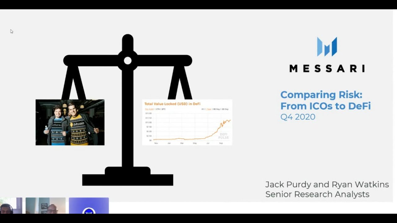 Messari: Comparing Risks During The 2017 ICO Boom vs Risks Today Via DeFi Liquidity Mining