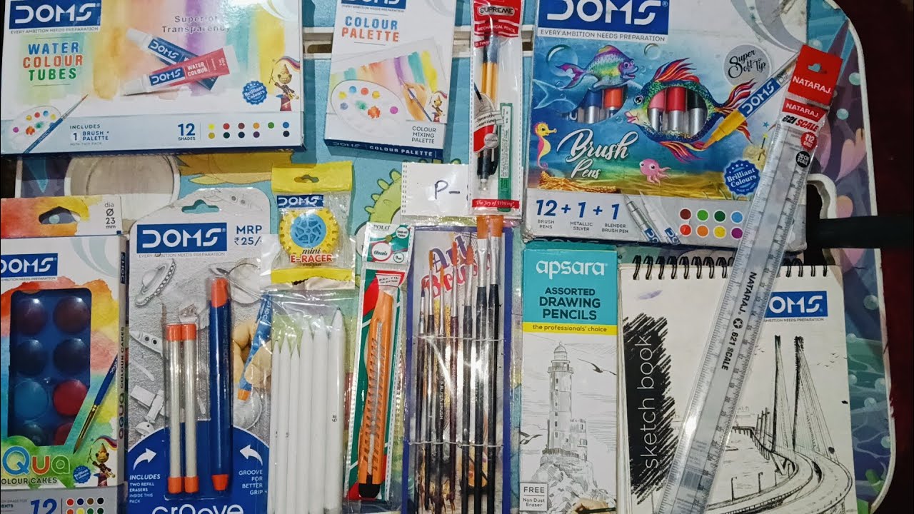 Best Art Supplies for Beginners 2026 ✨ DOMS Brush Pens & More!