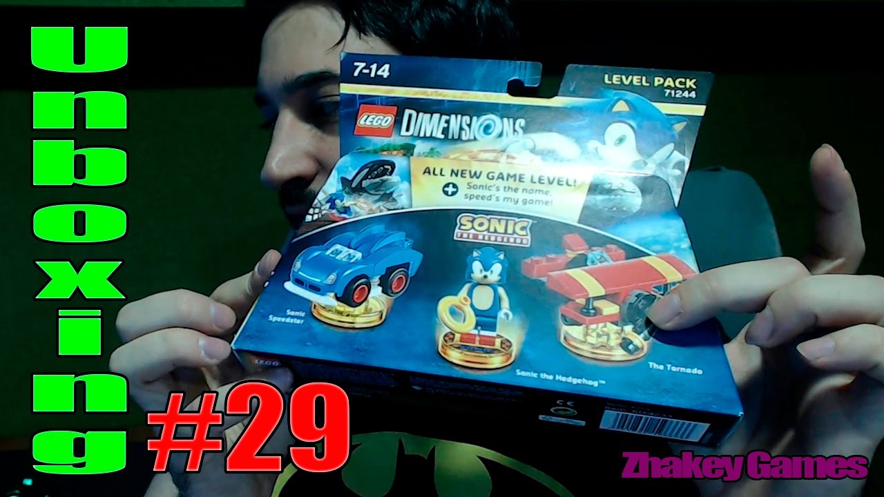 Unboxing #29 - Sonic The Hedgehog Level Pack - LEGO Dimensions | + Construcción