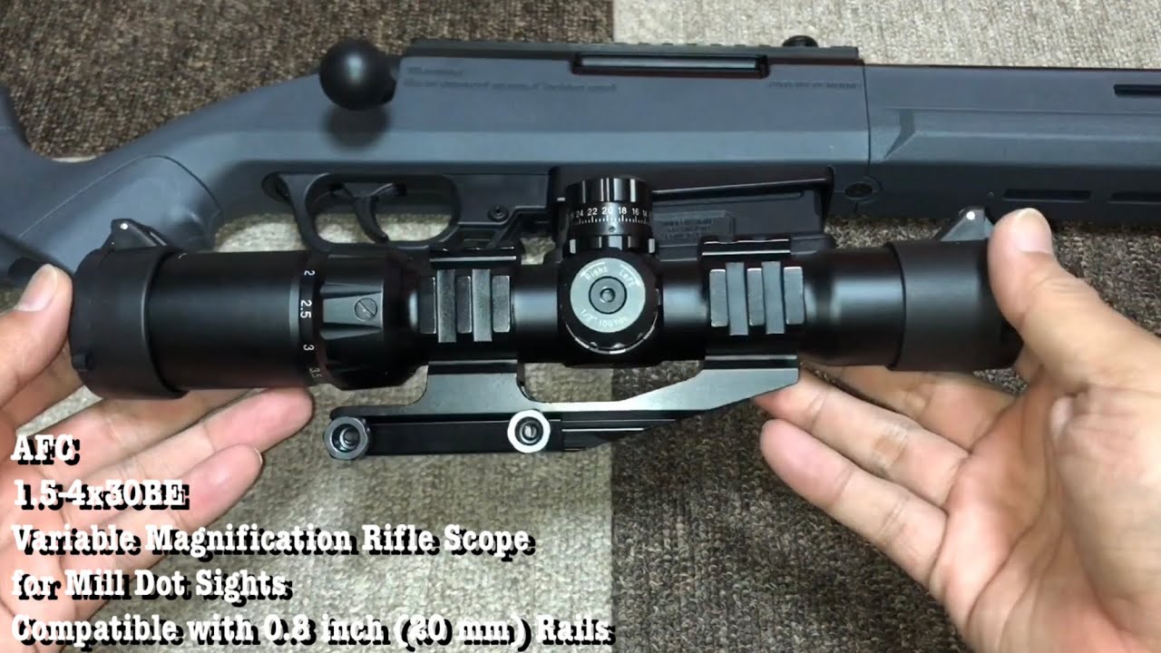 AFC 1.5-4x30BE Variable Magnification Rifle Scope [ARES AMOEBA STRIKER AS02]