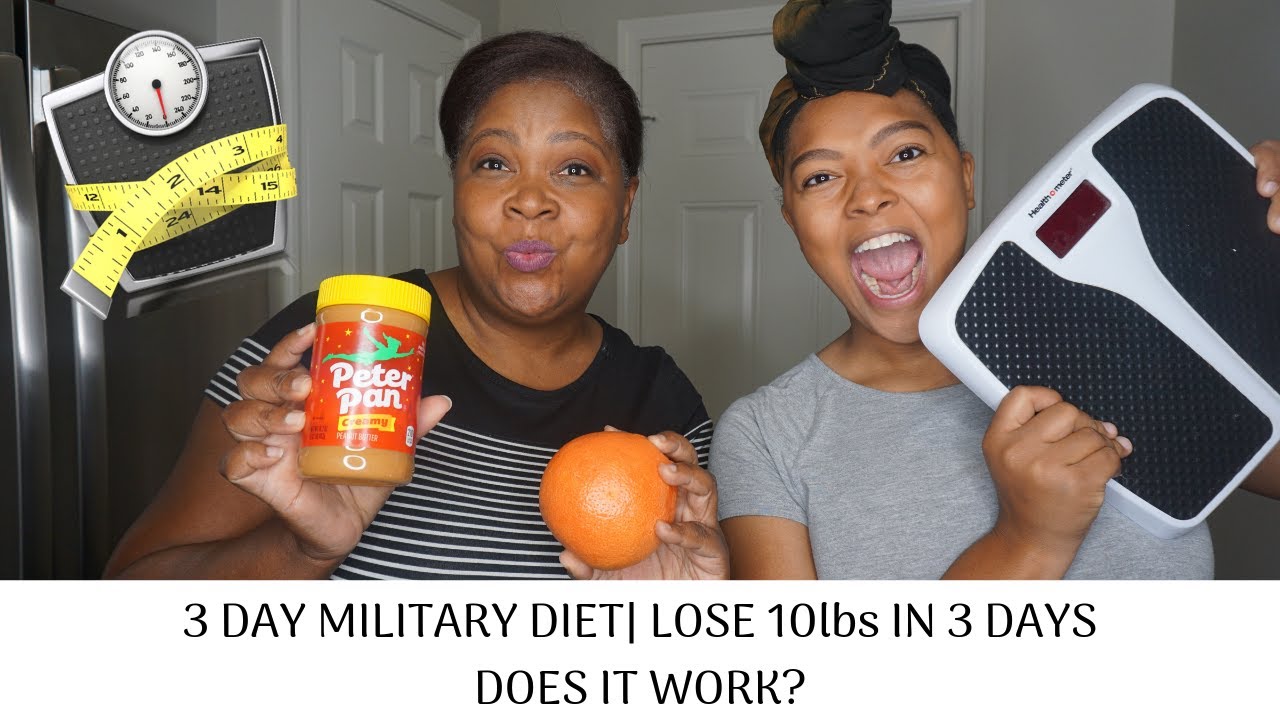 3 Day Military Diet | Lose 10 Pounds in 3 Day | DOES IT REALLY WORK??