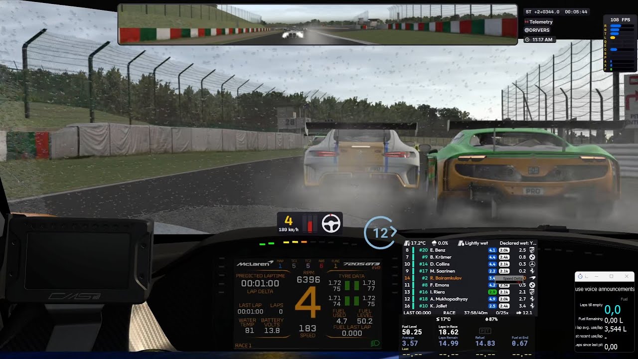 iRacing - 25S4 - GT Sprint @ Suzuka (Race #2)