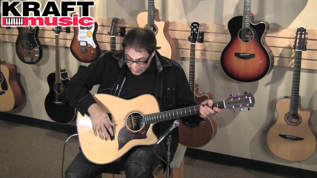 Kraft Music - Yamaha A3 Acoustic Electric Guitar Demo with Don Alder