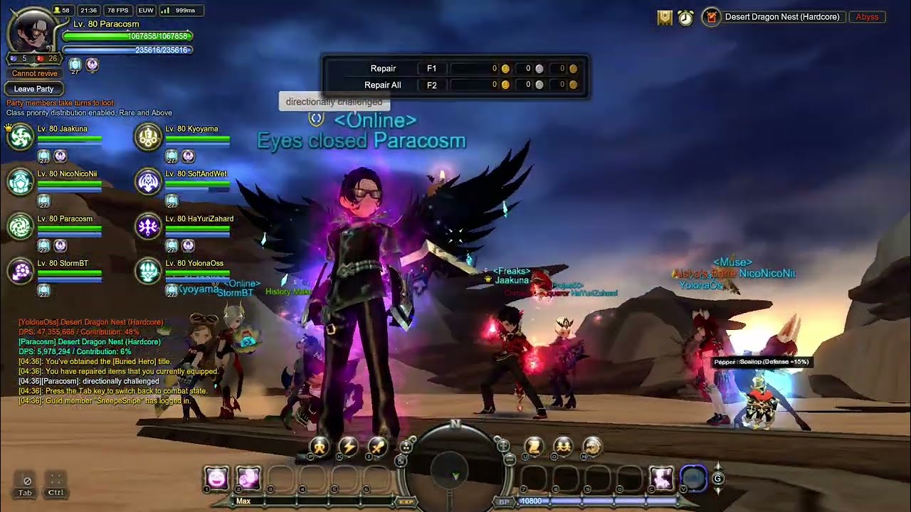[Dragon Nest Origins] DDN Hardcore Abyss Walker POV