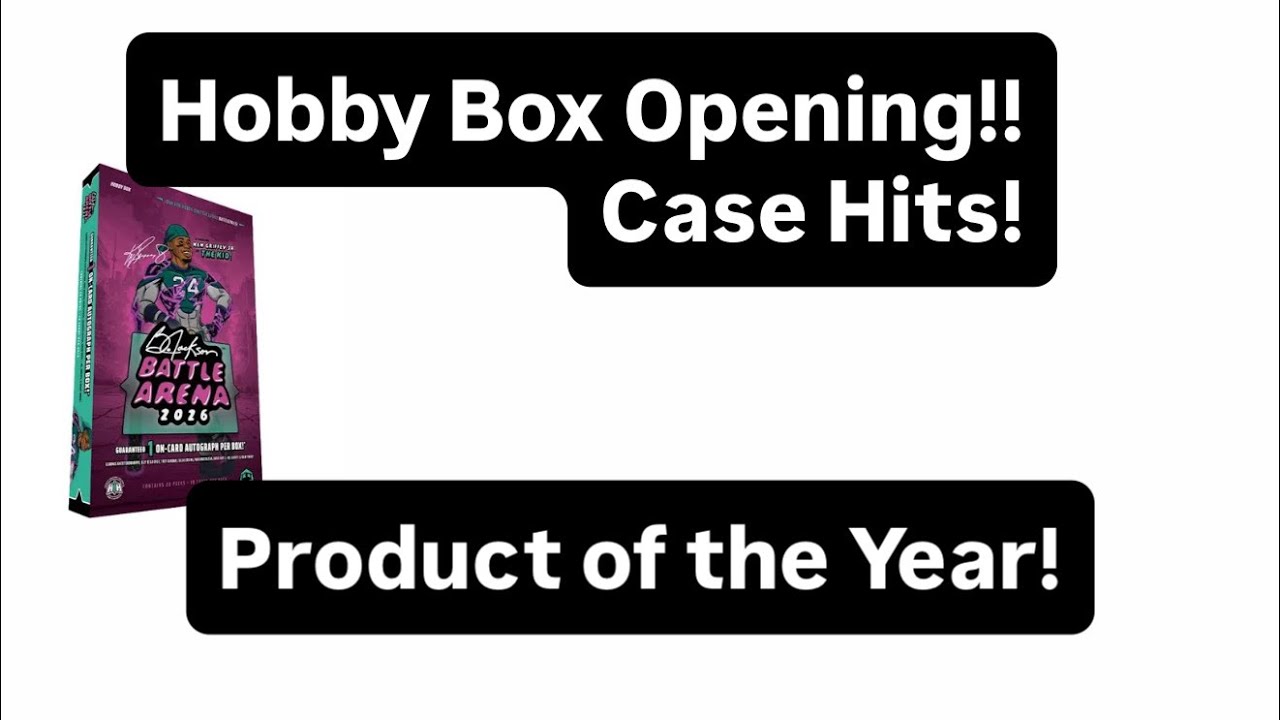 2026 Bo Jackson Battle Arena: Griffey Set! Hit a case hit and autos!  Fun product.