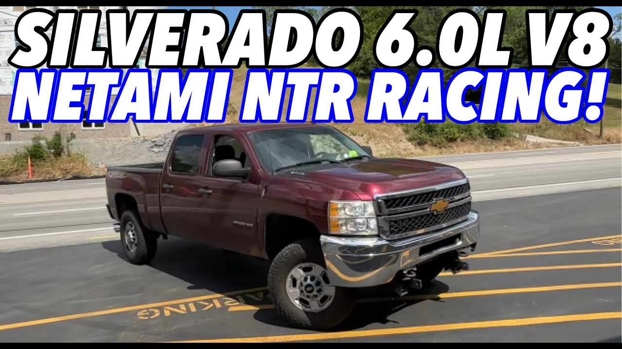 2013 Chevy Silverado 6.0L V8 w/ NETAMI NTR RACING MUFFLER !