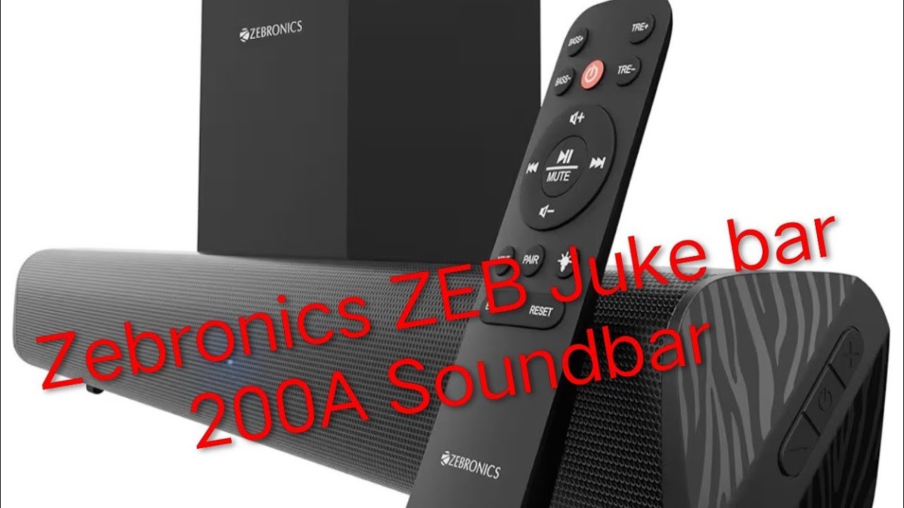 ##ZEBRONICS ZEB JUKE BAR 200A ||   SOUNDBAR UNBOXING VIDEO || 