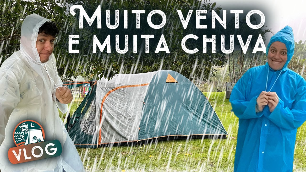 ACAMPAMENTO COM MUITA CHUVA E PERRENGUES NO PARK DOS LAGOS | Tô de Folga