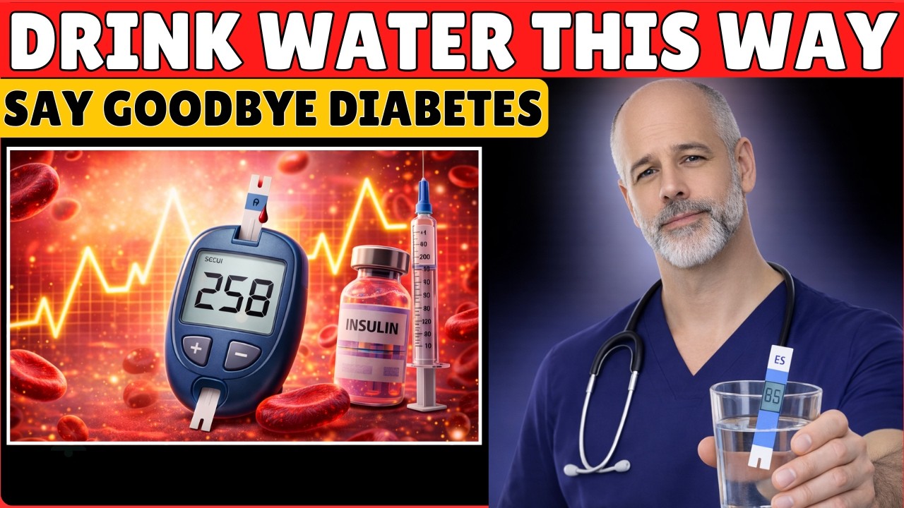 How Seniors Should Drink Water to Support Blood Sugar & Diabetes Health (Doctor Explains)