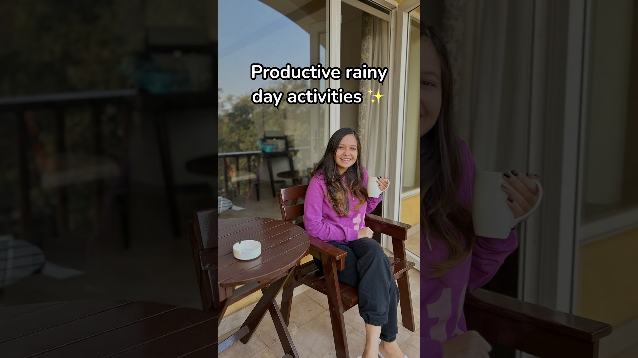 Productive rainy day activities |Productive things to do when bored #productivity #shorts #ytshorts