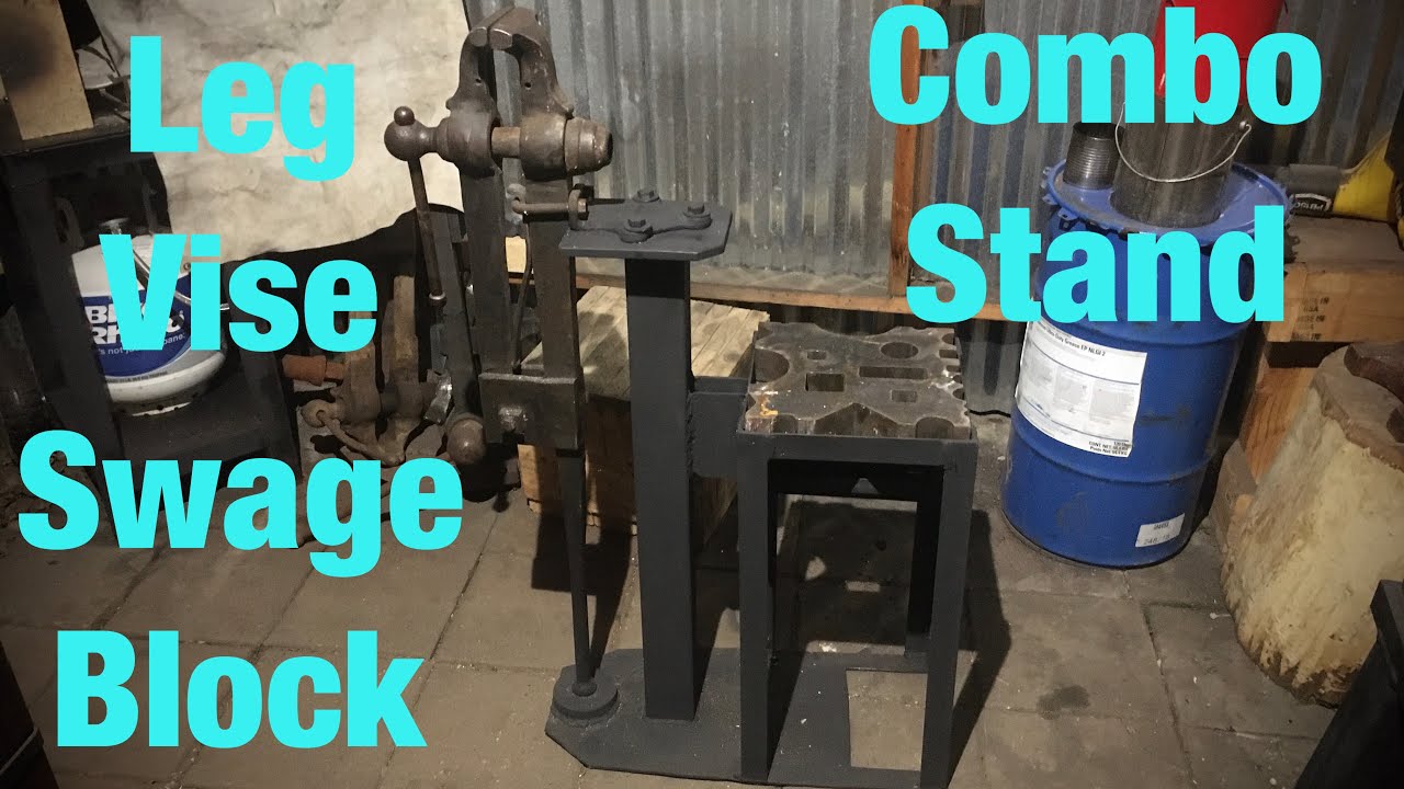 Leg Vise Swage Block Combination Stand
