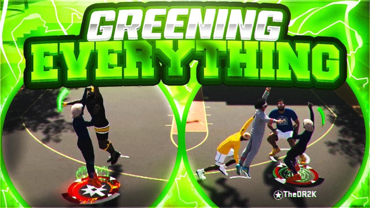 MY SHARP IS GREENING EVERYTHING!! PULLING UP FROM ANYWHERE!! NBA 2K20 MYPARK BEST BUILD