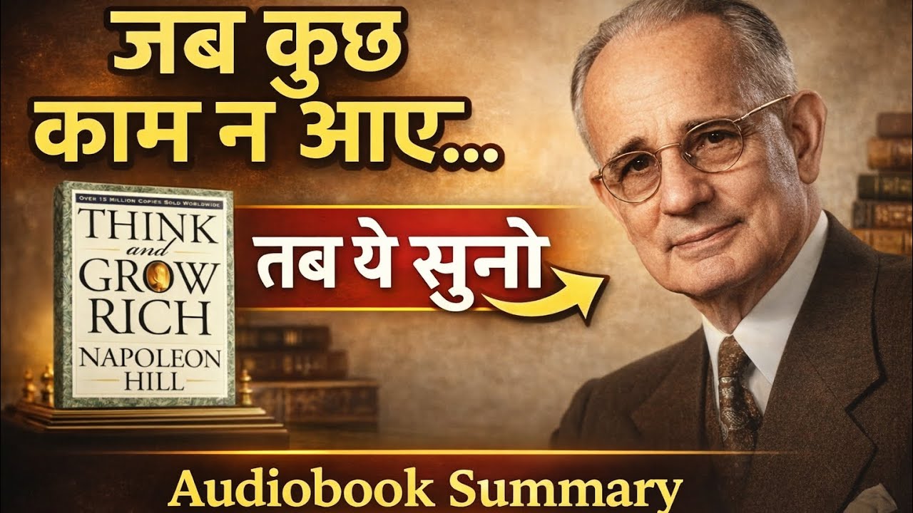 जब कुछ काम न आए तब ये सुनो | Think and Grow Rich Audiobook Summary Hindi @Book_Decade 