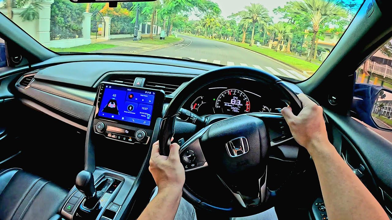 Driving POV HONDA CIVIC TURBO HATCHBACK 1.5 E CVT 2018 | ACCELERATION & HANDLING | Test Drive (ASMR)