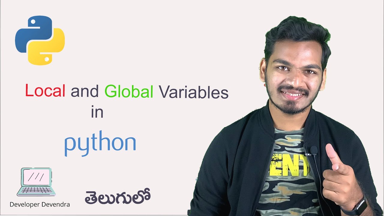 #24 Local and Global Variables in Python | Python Tutorial for Beginners | తెలుగులో