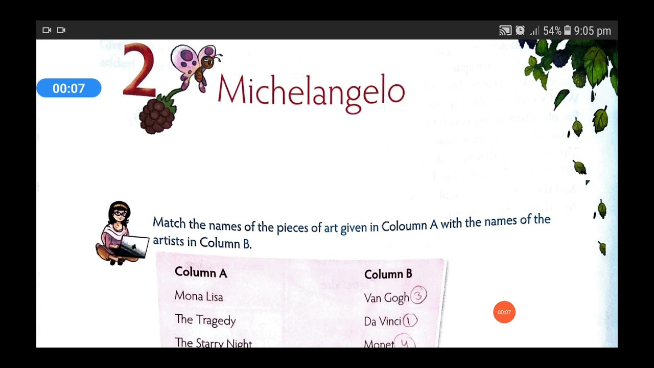 Ch-2 Michelangelo (part 1) |mulberry class -8 | हिंदी में