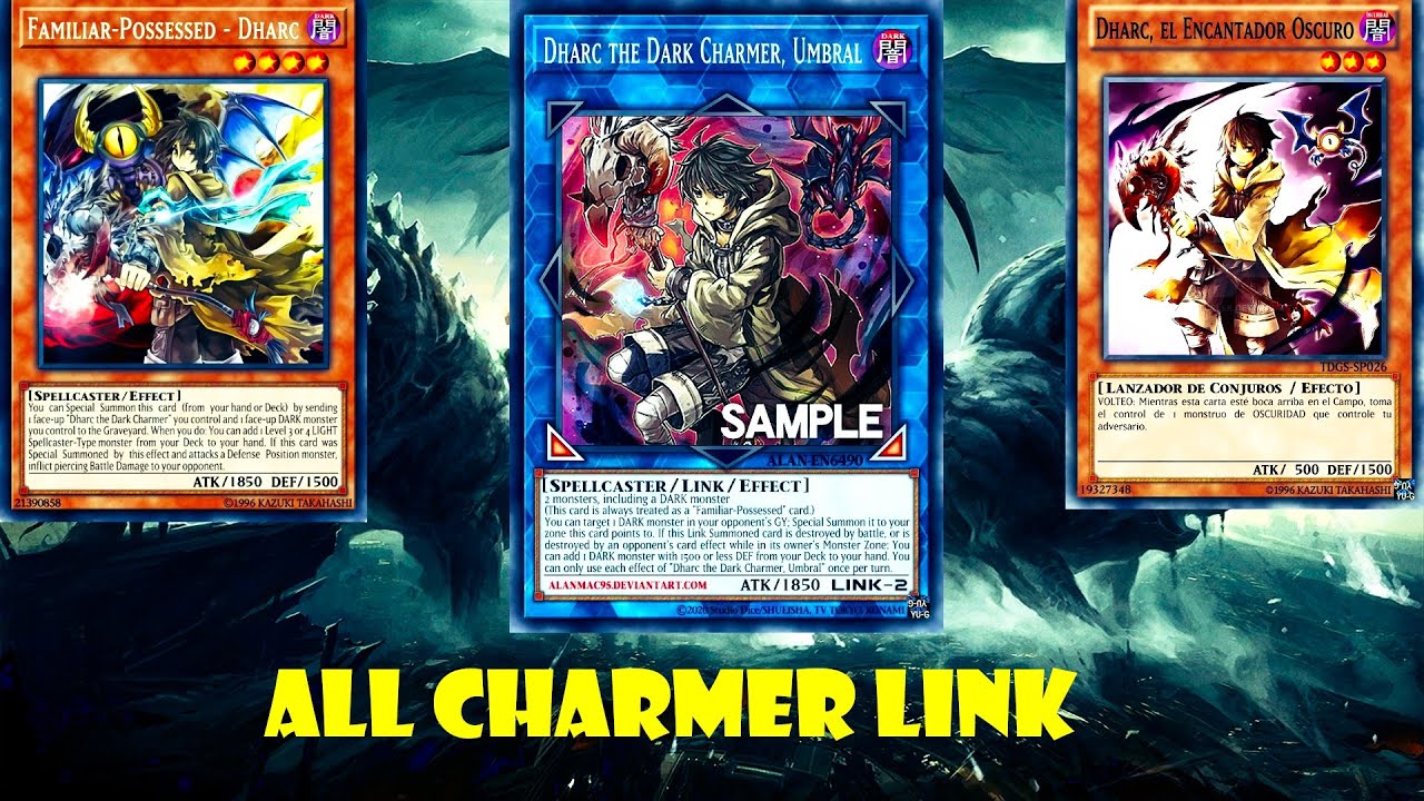 (YGOPRO)Familiar-Possessed deck,All Charmer,Dharc the Dark Charmer, Umbral,Battle of Chaos