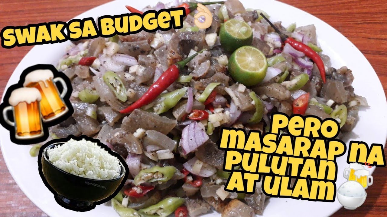 How to cook budget friendly KILAWIN NA BALAT NG BAKA