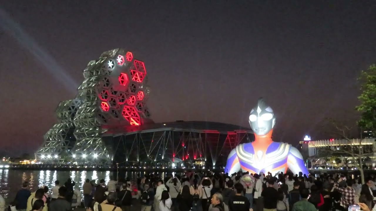 1150221超人力霸王超馬及燈光秀