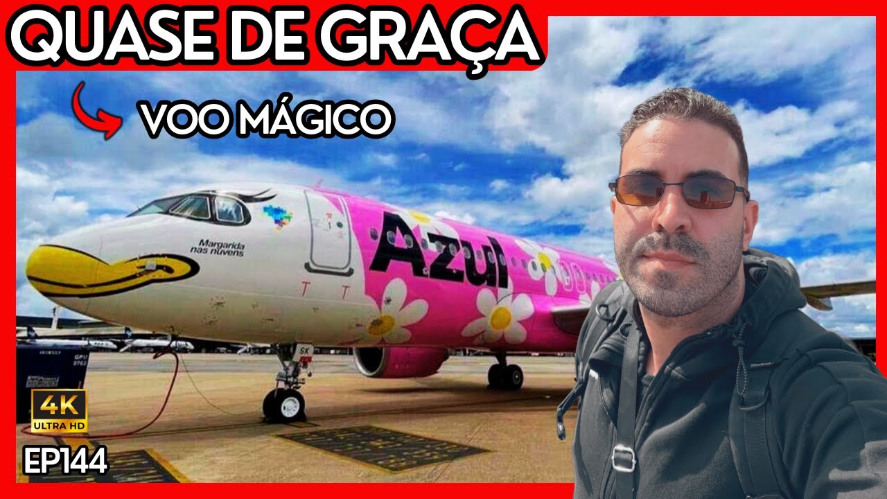 COMO PAGUEI R$90 no VOO Mais Mágico da Azul? | Airbus margarida walt Disney