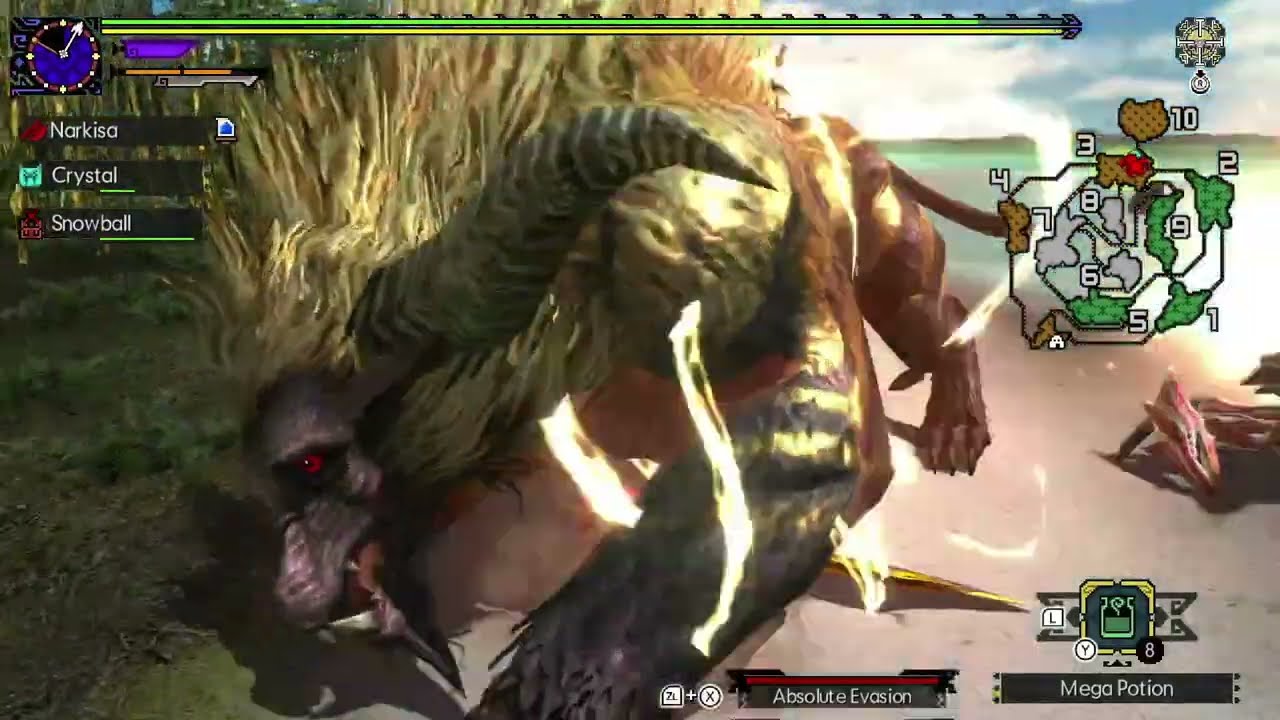 [MHGU] G4 Furious Rajang - Adept Switch Axe Solo
