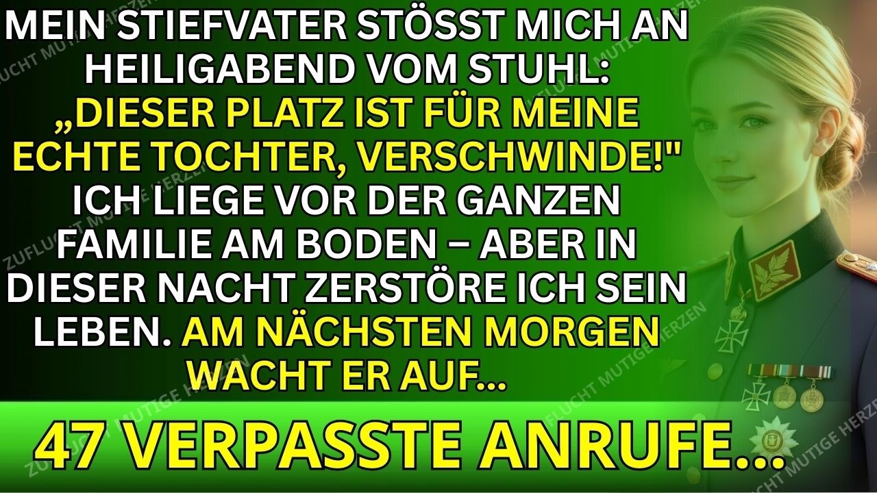 Mein Stiefvater stieß mich vom Weihnachtstisch: 