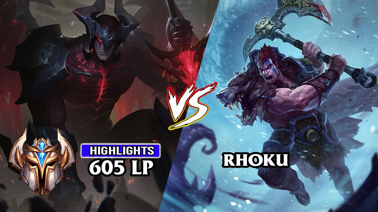 [EUW] CHALLENGER AATROX ''NAAYIL'' vs GRANDMASTER DARIUS ''RHOKU'' - TopLane Kingdom