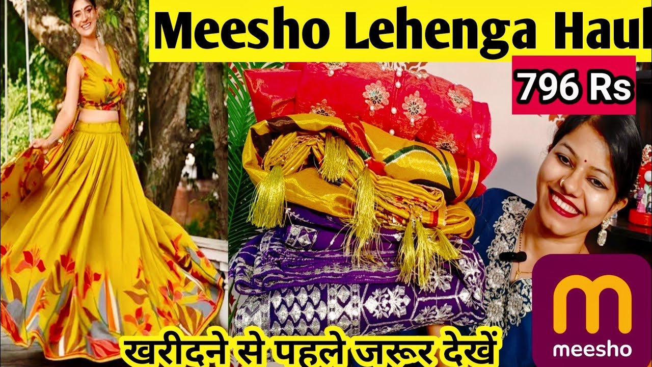 🥰 Meesho Wedding Wear Haul 🥰 Haldi/Mehndi partywear Dress/Lehenga/Anarkali kurta/Palazzo Set Meesho