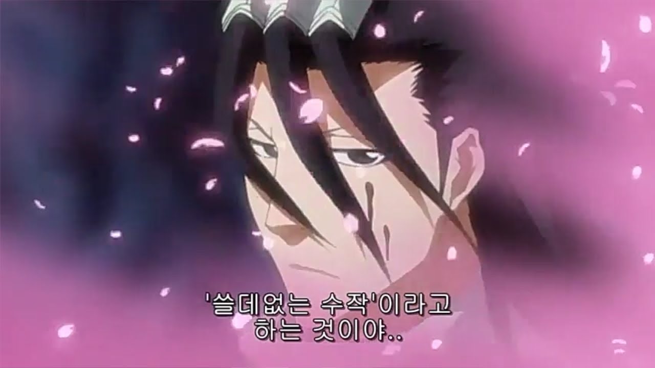 에스파다 가지고 놀다가 우아하게 죽여버리는 바쿠야 [블리치 명장면]
