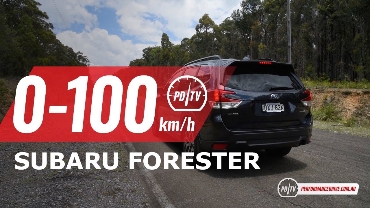 2019 Subaru Forester 2.5i 0-100km/h & engine sound