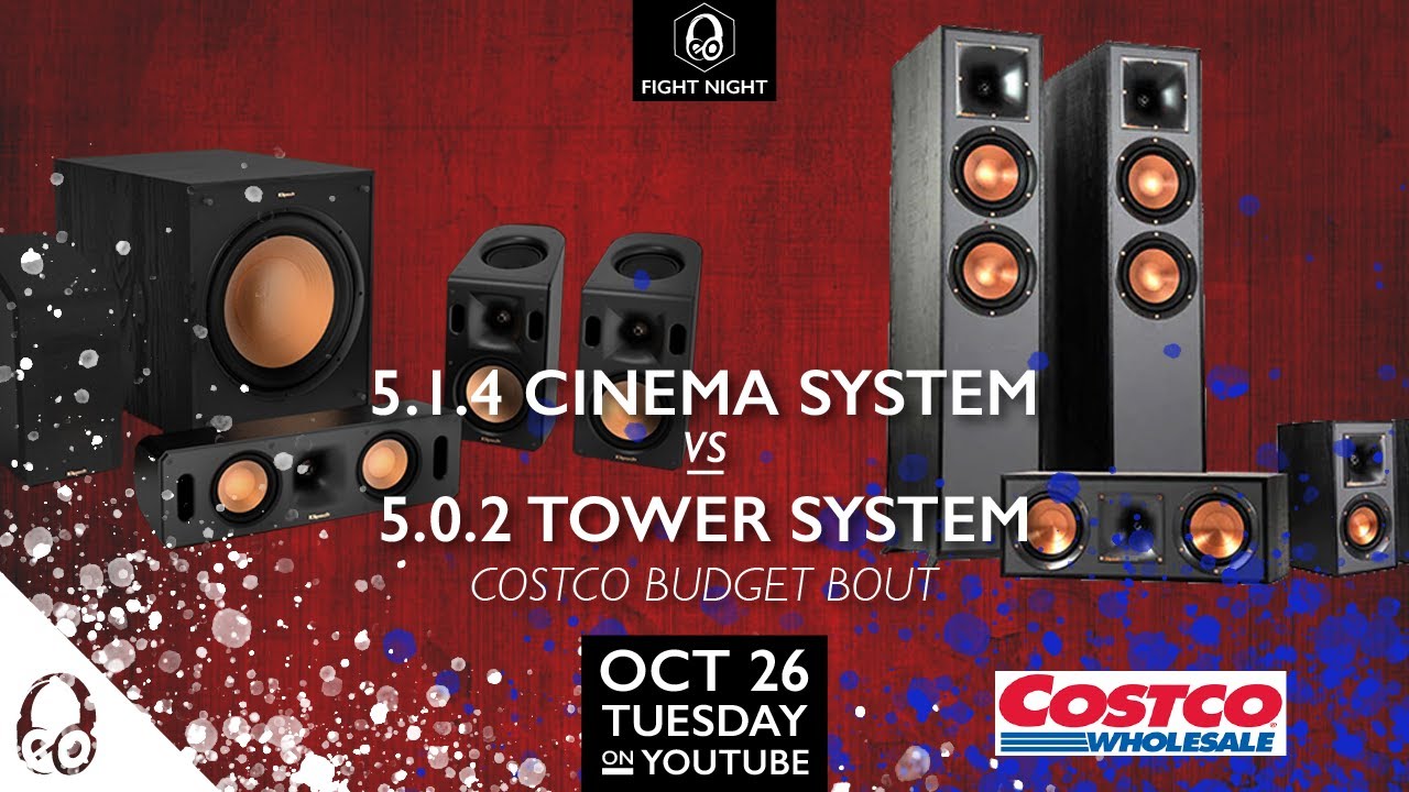 BUDGET BATTLE | Klipsch 5.0.2 Tower System vs 5.1.4 Cinema System | @CostcoTV | Dolby Atmos |