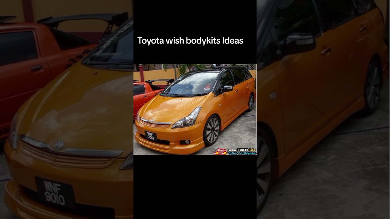 Toyota wish bodykits Ideas 