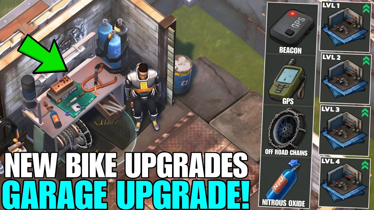 GARAGE UPGRADES IS FINALLY HERE! NEW BIKE UPGRADES & BEACON & GPS - Last Day on Earth: Survival