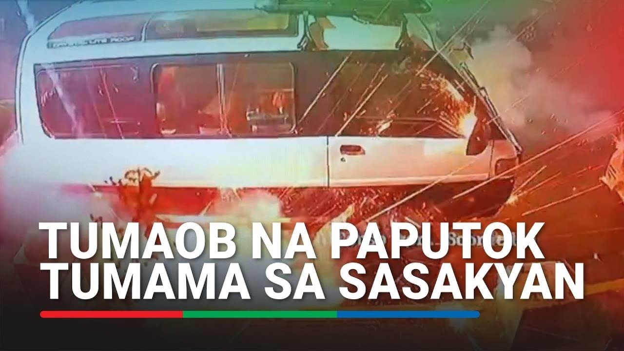 Paputok tumaob, napuntirya ang nakaparadang sasakyan sa Maynila | ABS-CBN News