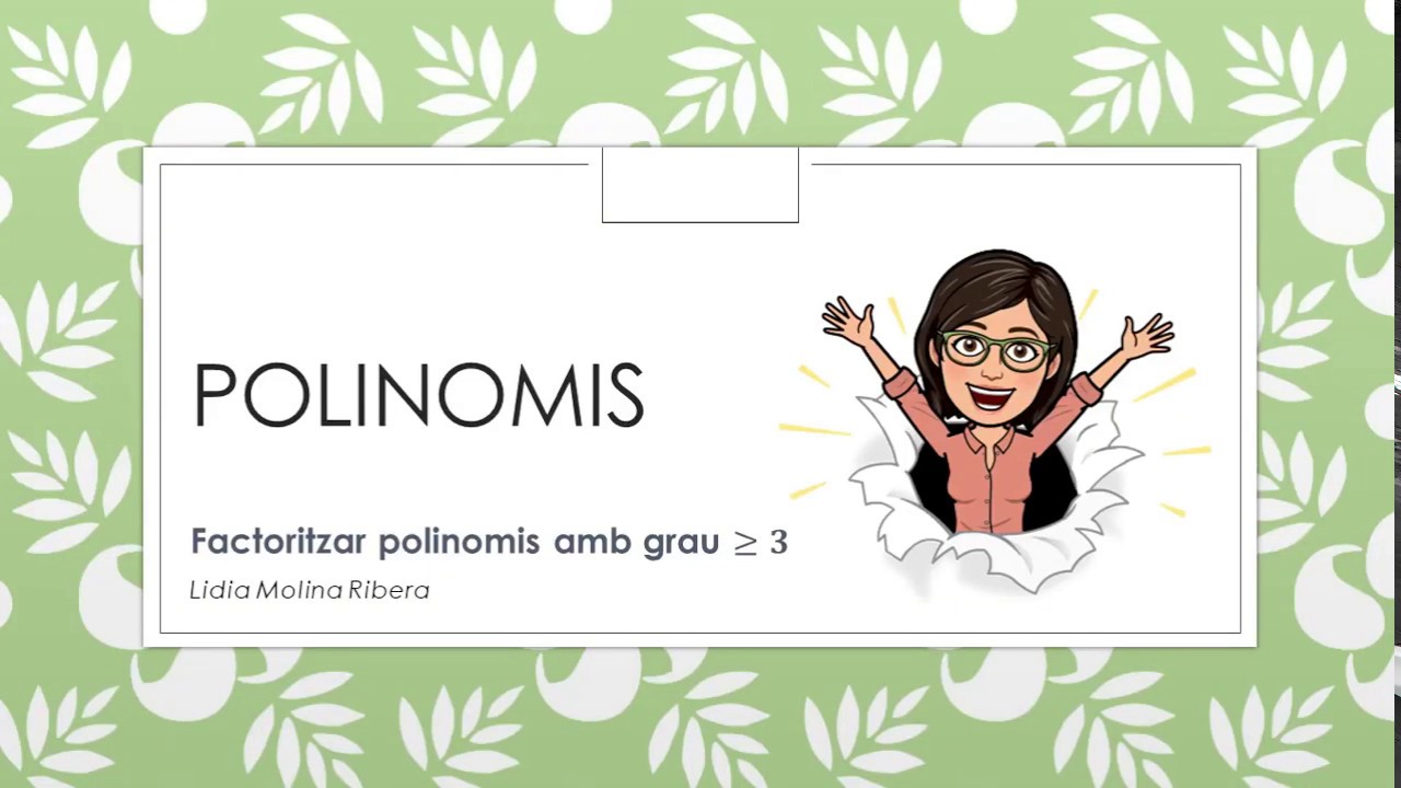 Factoritzar polinomis de grau més gran o igual que 3