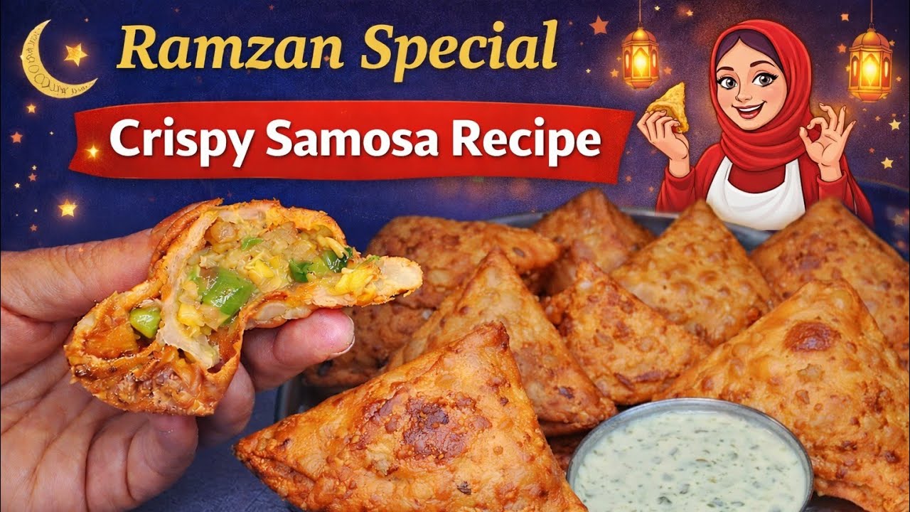 Perfect Crispy Samosa Recipe | Ramzan Special Iftar Ke Liye Asaan Tareeqa