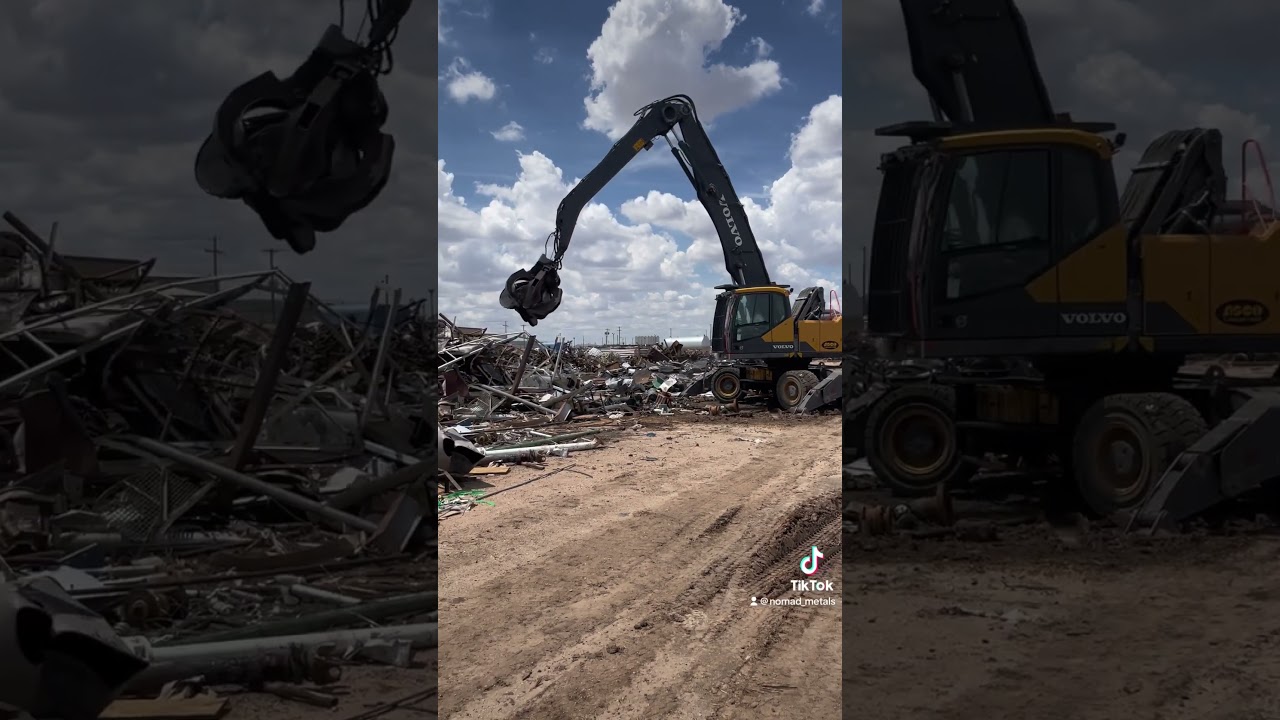 Crushed Barrels | Scrap Metal Recycling