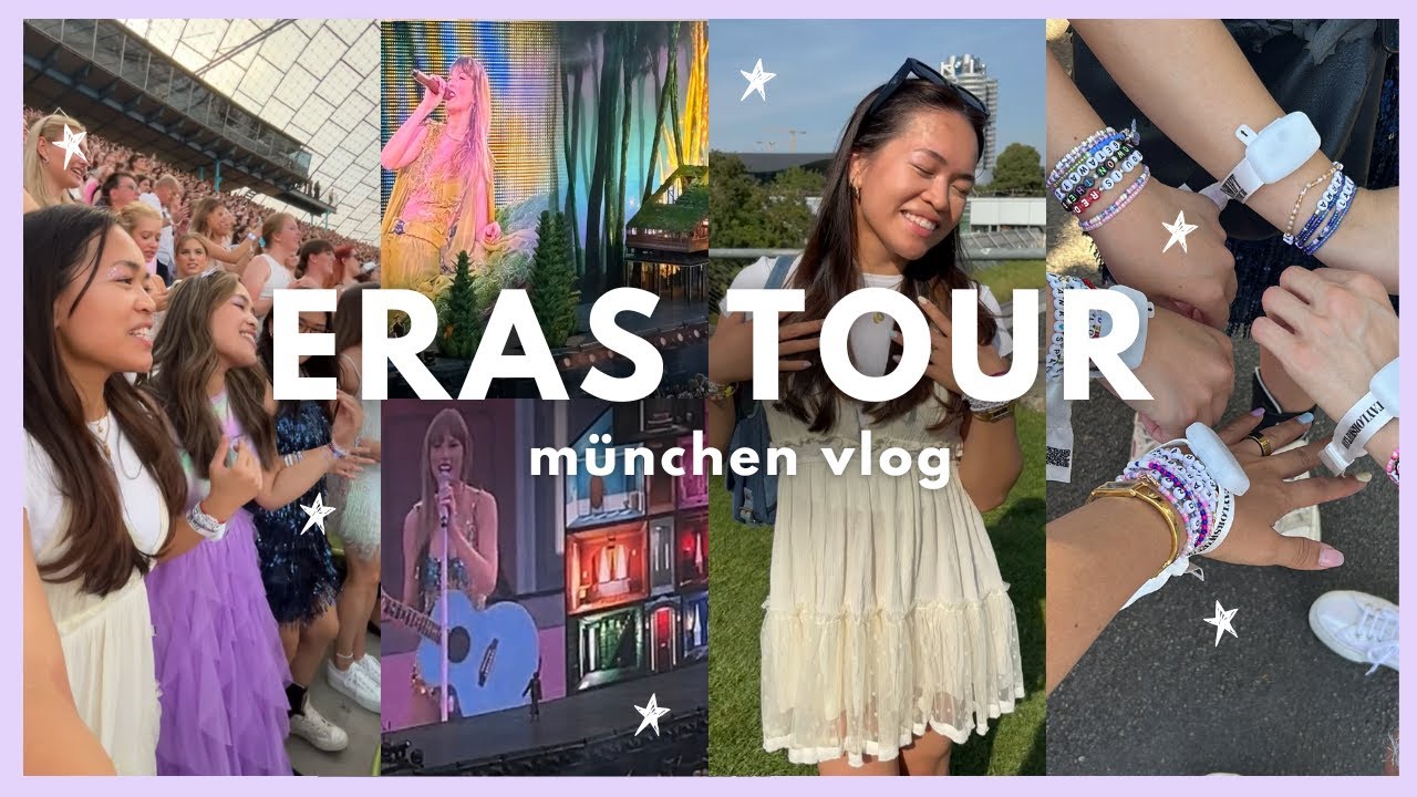 ERAS TOUR VLOG: Taylor Swift Konzert München 2024, GRWM, Konzert Clips, Brunch | Laica Vergara