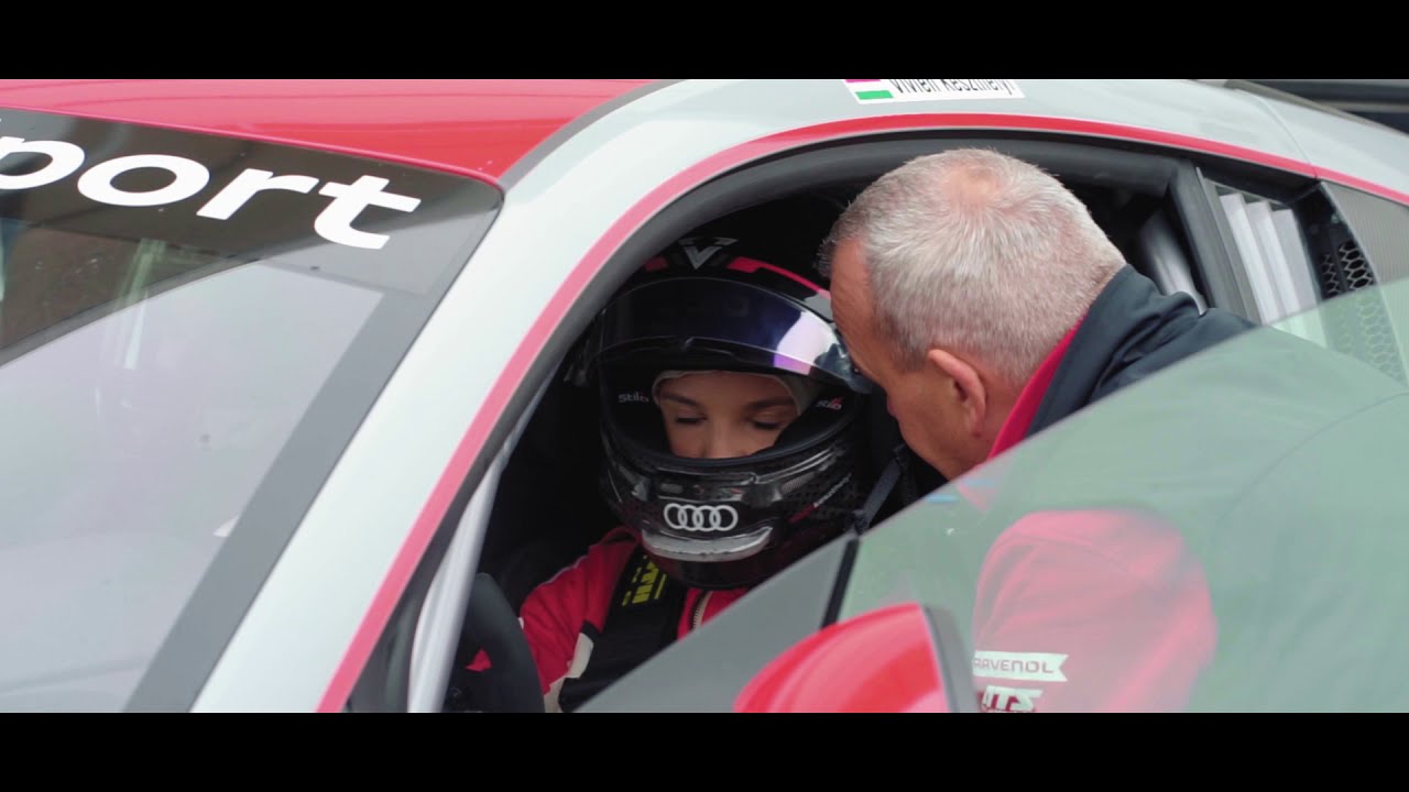 Vivien Keszthelyi at the Audi Driving Experience Family Day