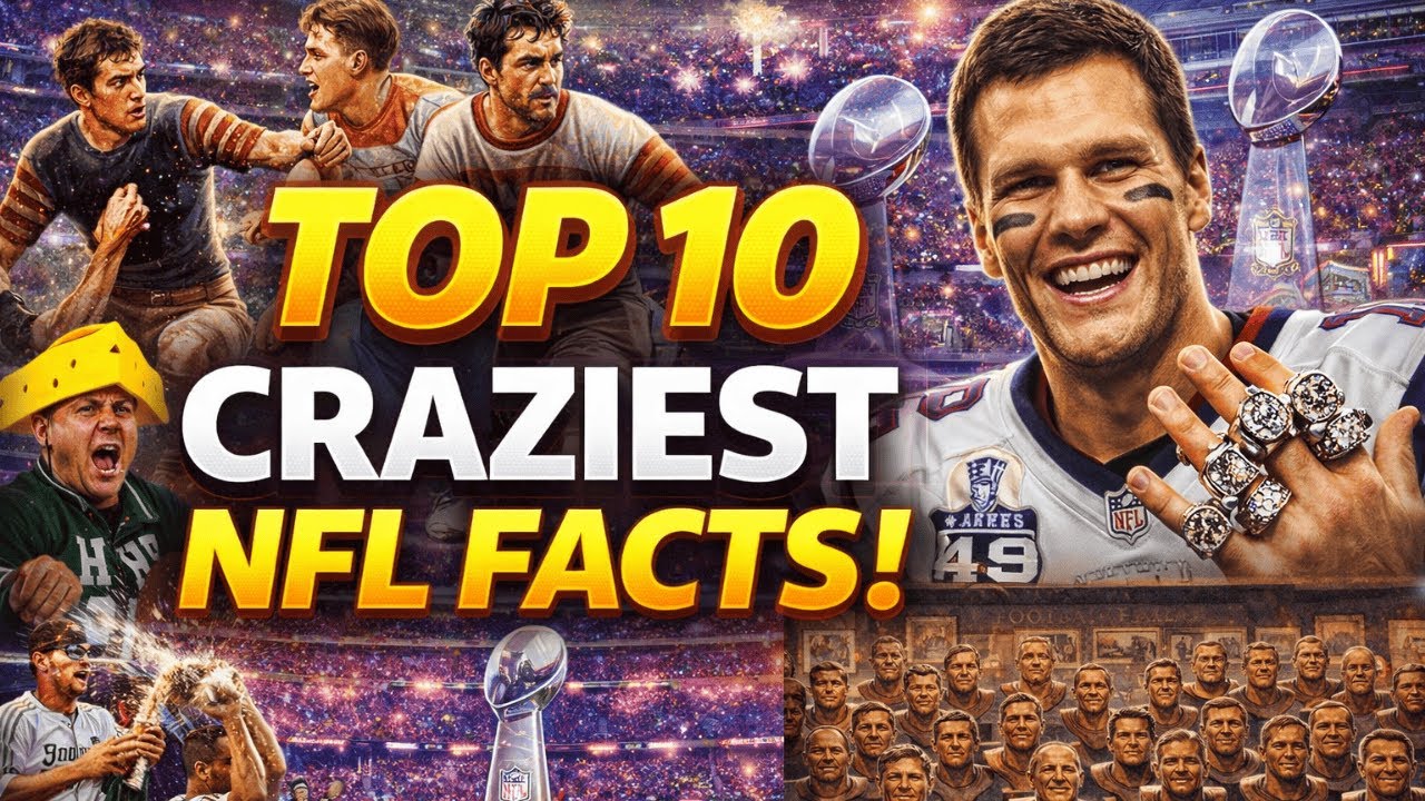 NFL Facts That'll Blow Your Mind | Top 10 Craziest Moments in Football History