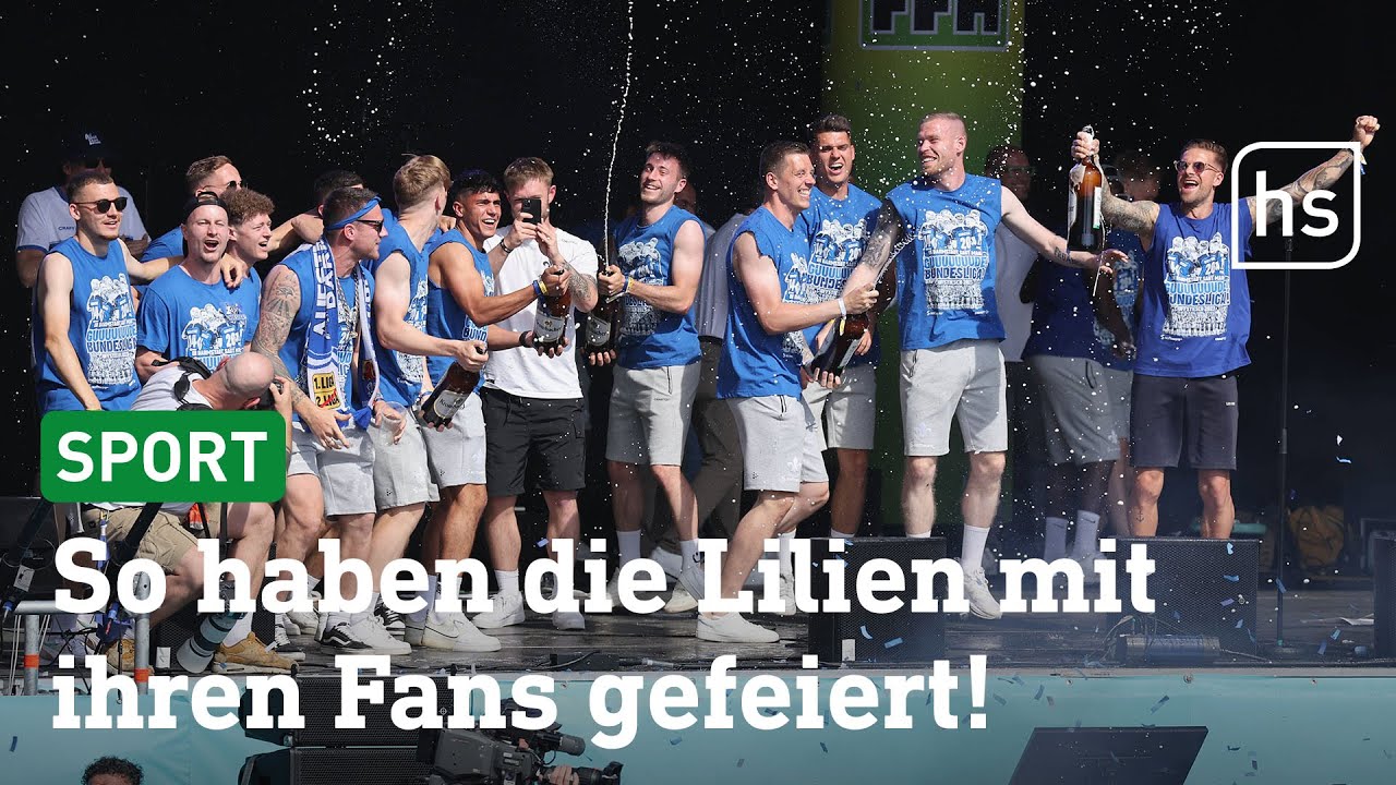 Die komplette Aufstiegsfeier von Darmstadt 98 | hessenschau